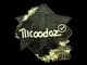 Sticker | nicoodoz (Gold) | Rio 2022 CS2 skin