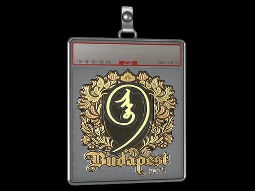 Sticker Slab | nin9 (Gold) | Budapest 2025