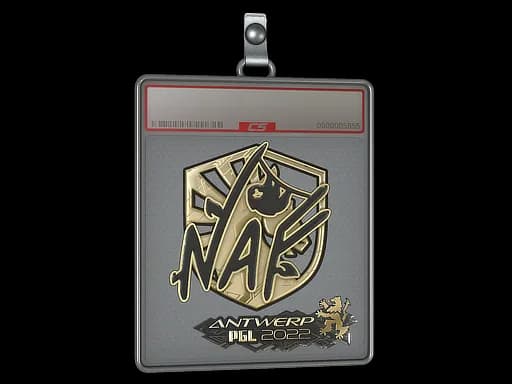 Sticker Slab | NAF (Gold) | Antwerp 2022
