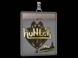Sticker Slab | huNter- (Gold) | Stockholm 2021