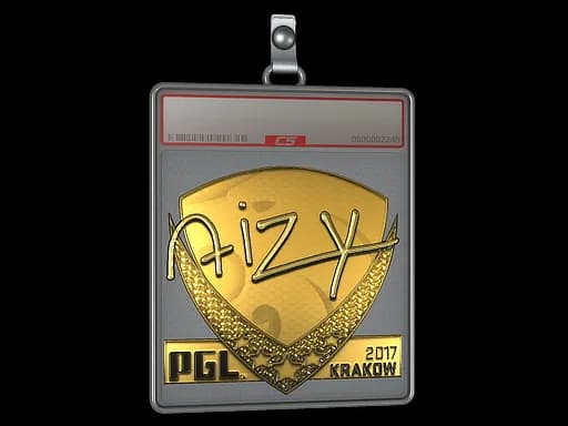 Sticker Slab | aizy (Gold) | Krakow 2017