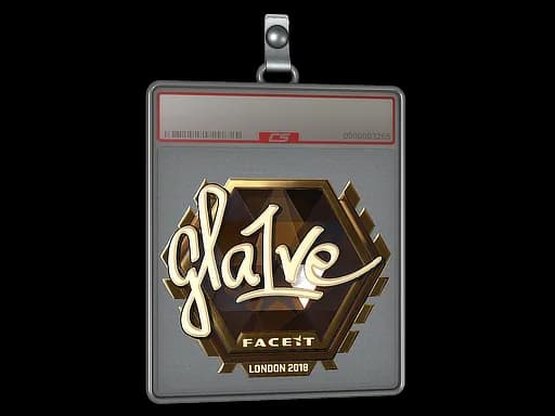 Sticker Slab | gla1ve (Gold) | London 2018