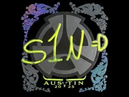 Sticker | s1n (Holo) | Austin 2025