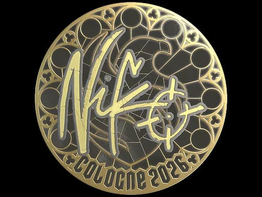 Sticker | NiKo (Gold) | Cologne 2026