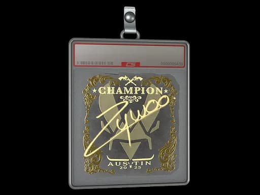 Sticker Slab | ZywOo (Gold, Champion) | Austin 2025