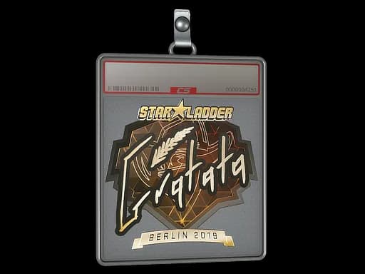 Sticker Slab | Gratisfaction (Gold) | Berlin 2019