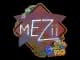 Sticker | mezii (Glitter) | Rio 2022 CS2 skin