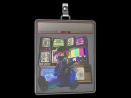 Sticker Slab | TV Installation (Lenticular)