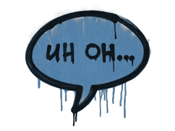 Sealed Graffiti | Uh Oh (Monarch Blue)