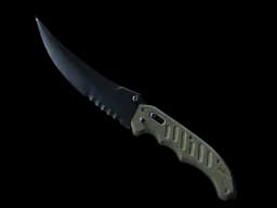 ★ StatTrak™ Flip Knife | Blue Steel (Field-Tested)