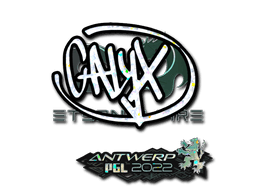 Sticker | Calyx (Glitter) | Antwerp 2022