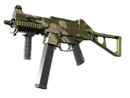 UMP-45 | Green Swirl (Field-Tested)