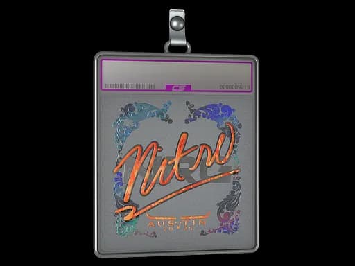 Sticker Slab | nitr0 (Holo) | Austin 2025