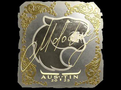 Sticker | molodoy (Gold) | Austin 2025