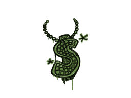 Sealed Graffiti | Bling (Battle Green)