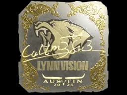 Sticker | C4LLM3SU3 (Gold) | Austin 2025