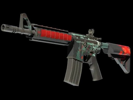 StatTrak™ M4A4 | Bullet Rain (Battle-Scarred)