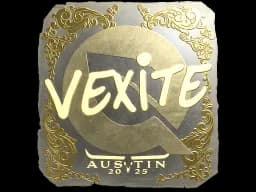 Sticker | vexite (Gold) | Austin 2025