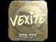 Sticker | vexite (Gold) | Austin 2025 CS2 skin