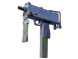 MAC-10 | Indigo (Battle-Scarred)