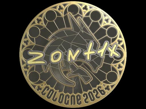 Sticker | zont1x (Gold) | Cologne 2026