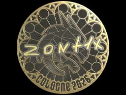 Sticker | zont1x (Gold) | Cologne 2026