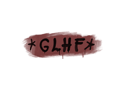 Sealed Graffiti | GLHF (Brick Red)