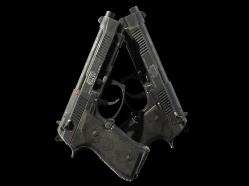 StatTrak™ Dual Berettas | Elite 1.6 (Well-Worn)