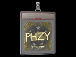 Sticker Slab | phzy (Gold) | Austin 2025
