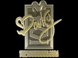 Sticker | dav1g (Gold) | Copenhagen 2024