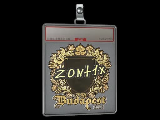 Sticker Slab | zont1x (Gold) | Budapest 2025