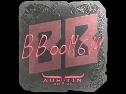 Sticker | Boombl4 (Foil) | Austin 2025