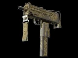 MAC-10 | Sienna Damask (Battle-Scarred)
