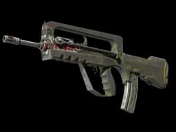 FAMAS | Spitfire (Battle-Scarred)