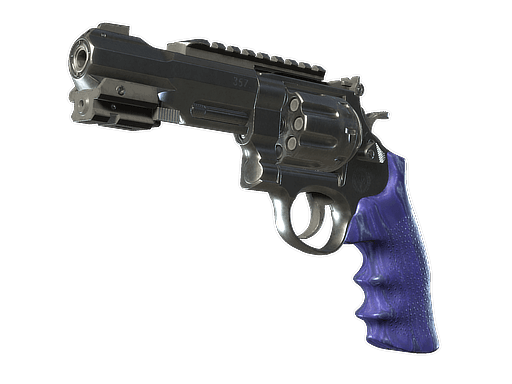 R8 Revolver | Cobalt Grip (Well-Worn)