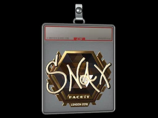 Sticker Slab | Snax (Gold) | London 2018