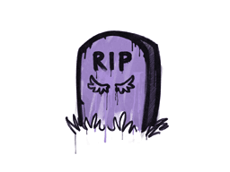 Sealed Graffiti | Tombstone (Violent Violet)