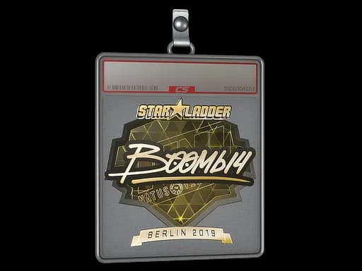 Sticker Slab | Boombl4 (Gold) | Berlin 2019