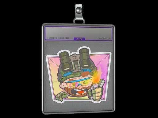 Sticker Slab | Try Hard (Holo)