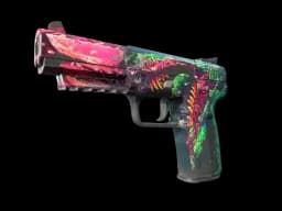 Five-SeveN | Hyper Beast (Battle-Scarred)