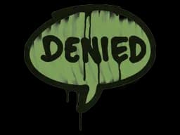 Sealed Graffiti | Denied (Battle Green)