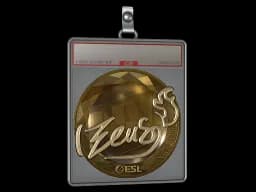 Sticker Slab | Zeus (Gold) | Katowice 2019