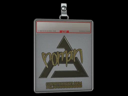 Sticker Slab | roman (Gold) | Copenhagen 2024