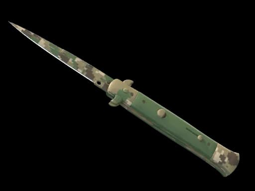 ★ StatTrak™ Stiletto Knife | Forest DDPAT (Well-Worn)