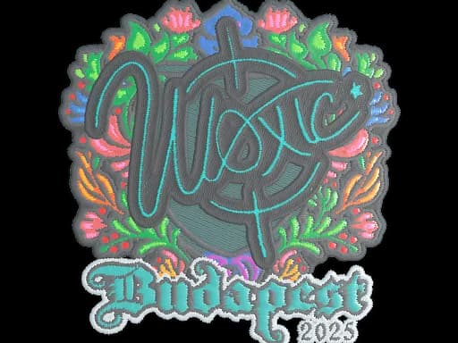 Sticker | woxic (Embroidered) | Budapest 2025