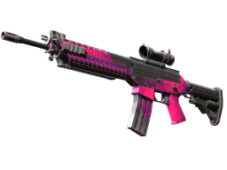 StatTrak™ SG 553 | Pulse (Well-Worn)