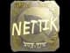 Sticker | nettik (Gold) | Austin 2025 CS2 skin