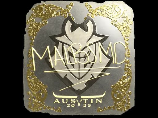 Sticker | malbsMd (Gold) | Austin 2025