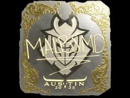 Sticker | malbsMd (Gold) | Austin 2025