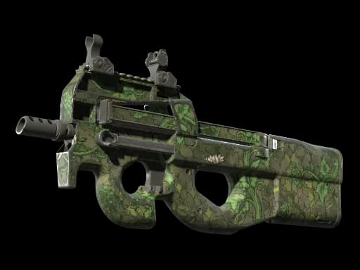 Souvenir P90 | Verdant Growth (Well-Worn)